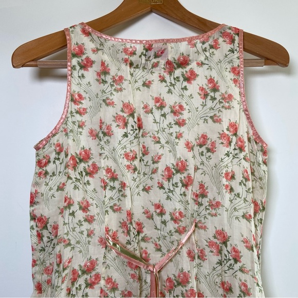 Vintage April Cornell Cotton Floral Dress - Picture 6 of 8